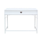 Simply Writing Desk - White-Sturdy metal frame construction