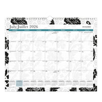 AT-A-GLANCE 2026-2027 Monthly Wall Calendar - 11-7/8" H x 14-7/8" W - Madrid - Bilingual-12 months: July 2026 - June 2027