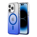 AXS Crystal Shield D3O Case MagSafe Compatible for Apple iPhone 15 Pro Max - Sapphire Gradient-8ft drop tested, backed by D3O technology