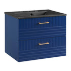 Modway Daybreak 24" Bathroom Vanity - Blue/Black-Modern Bathroom Vanity