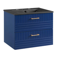 Modway Daybreak 24" Bathroom Vanity - Blue/Black-Modern Bathroom Vanity
