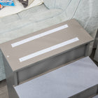 PawHut 21.3" H Pet Stairs for High Bed - Grey-Color: Grey 