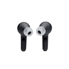 JBL TUNE 215TWS True Wireless In-Ear Headphones - Black-Weight: 62.1g / Earpiece: 5.4g/pc (10.8g combined) / Charging case: 51.3g