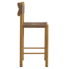 Modway Parkland Outdoor Patio Rattan and Aluminum Counter Stools - Natural - Set of 2-7