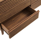 Modway Render 63" 6-Drawer Dresser - Walnut-8
