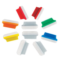 Oxford Self-Adhesive Pre-Cut Tabs - 1-1/2" - Clear - 10 Pack-Self-adhesive, pre-cut tabs