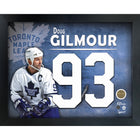 Gilmour D. Jersey Number Frame Maple Leafs - Framed Print - 16" x 20"-Premium virtual frames