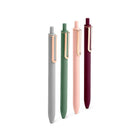 Poppin Jewels Retractable Gel Luxe Pen - Black Ink - 4 Pack-Retractable and always on point