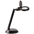 OttLite Space-Saving LED Magnifier Desk Lamp - Clearsun - Black-Proprietary exclusive OttLite ClearSun LED - reduces eyestrain by 51%