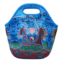 Oscardo Breath of Life by Leah Dorion Lunch Bag-Authentic Indigenous Art Designs - Showcases stunning artwork by First Nations, Inuit, and Métis artists from across Canada, bringing Indigenous culture and creativity to everyday life