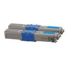 Premium Tone Okidata 44469703 Alternative Toner - Cyan - 2 Pack-Colour: Cyan