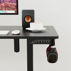 ShoppingAll Height Adjustable Electric Standing Desk with Splice 48 x 24 Inch Tabletop Board - Black-1 Year Limited Manufacturer Warranty