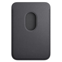 Apple FineWoven Wallet with MagSafe for iPhone - Black-Made from durable microtwill, the material has a soft, suede like feel