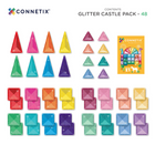 Connetix Glitter Castle Pack - 48 Pieces-Recommended for and enjoyed by builders ages 3-100