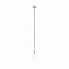 Modway Skylark Pendant Light - Clear/Polished Nickel-Modern 1-Light Pendant