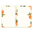 Orange Circle Studio Fruit & Flora Monthly Pocket Planner - 4.5" x 6.5" - Assorted Colours - English-Petite and portable