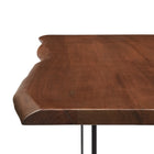 Modway Viggo 60" Live Edge Acacia Wood Acacia Wood Dining Table - Black Walnut-10