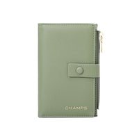 Champs Iconic Slim Wallet - Green-RFID Blocking Card Holder