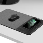 General Supply Goods + Co 10W Rolled Up Mouse Pad Wireless Charger - Charcoal-Charging Frequency: 110-148 KHz