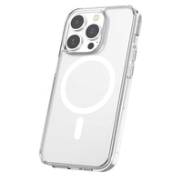 TUFF8 Mag Rugged Case For iPhone 15 Pro - Clear-Shockproof Layer: The air tight shockproof layer adds extra protection from accidental drops. Tested to MIL-STD to 8FT