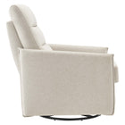 Modway Etta Upholstered Fabric Lounge Chair - Oatmeal-Metal Swivel And Glider Base