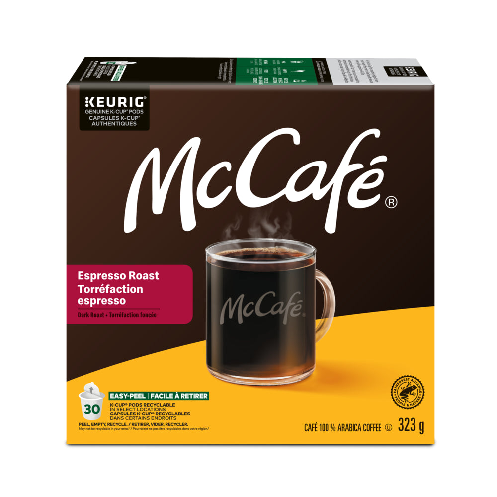McCafé Premium Espresso Dark Roast - K-Cup Coffee Pods - 30 Pack