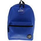 BAZIC Products Basic 16" Backpack - Blue - 2 Pack-Lightly padded, adjustable shoulder straps and carrying handle