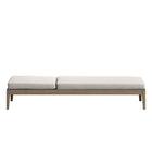 Modway Northlake Outdoor Teak Chaise Lounge - Pebble-Assembly Required