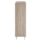Modway Vespera 5-Drawer Chest - Oak White-Non-Marking Foot Glides