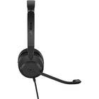 Jabra Evolve2 30 SE Stereo USB-C/A Headset - Teams-Noise-isolating foam oval ear cushions and angled earcup design deliver passive noise cancellation.