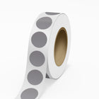 JAM Paper Standard Label Rolls - Burst - 2.25" Seal - Silver Matte Foil - 125 Labels/Roll-Colour: Durable Silver Matte Foil | Make your mail stand out with certificate shipping address labels.