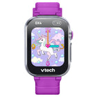VTech KidiZoom Smartwatch DX4 - Purple-Get out and play with this splash-proof watch, featuring exciting activities, challenges and reaction games designed to get you moving