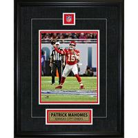 Patrick Mahomes Pin & Plate Chiefs - Framed Print - 16" x 20"-Premium 8x10 framed