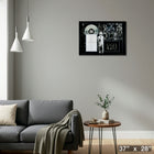 The Tragically Hip on Tour Collage with Lyric Sheet and Silver LP - Framed Print - 37" x 28"-Ready to hang - arrives fully assembled