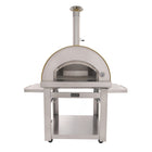 Kucht Venice Outdoor Wood‑Fired Pizza Oven - Yellow-Stainless Steel Door and Exterior 
