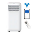 Tosot 12000 BTU Portable Air Conditioner with Heater + WiFi Control-Oscillating three-speed fan circulates air throughout the room
