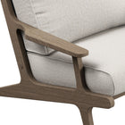 Modway Saratoga Outdoor Teak Wood Armchair - Pebble-8