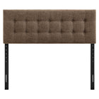 Modway Emily Fabric Upholstered King Size Headboard - Mocha-King Size Headboard