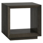 Hudson&Canal Tannen Rectangular Side Table - 22" W - Alder Brown-A modern contemporary design for your living room, den, and more