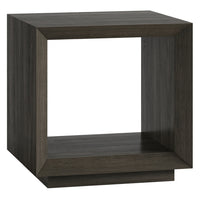 Hudson&Canal Tannen Rectangular Side Table - 22" W - Alder Brown-A modern contemporary design for your living room, den, and more