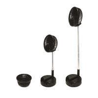 Royal Sovereign 2-in-1 Rechargeable Collaspable 4 Speed Desk/Floor Fan-Personalized Air Comfort as floor or table fan