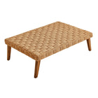 Modway Thames Outdoor Patio Wicker Outdoor Patio Rattan Coffee Table - Natural-Arrives Required 