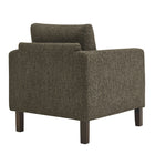 Modway Hawken Boucle Fabric Accent Armchair - Antique Espresso-6