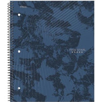 Five Star Graphic 1 Subject Notebook - 80 Pages - 11" H x 8.5" W - Blue-1-subject notebook contains 80 college ruled sheets that are ink bleed resistant