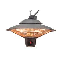 Westinghouse 1500-Watt Hanging Infrared Electric Patio Heater - Silver-Perfect for gazebos, pergolas porches and anywhere that you can hang a heater from. Ideal for relaxing or entertaining in your room or backyard.