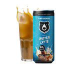 Two Bears Protein Latte Vanilla - 250 mL - 12 Pack-Zero Refined Sugar: Naturally sweetened, full of flavour, without the sugar crash