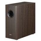 Edifier T5s 8" Long-Throw Woofer 70W RMS Powered Subwoofer with Built-in Amp and 35Hz Deep Bass – Brown-Precision digital signal processing: Featuring a high-performance analog front end and digital amplifier, the subwoofer ensures accurate audio conversion and amplification. The built-in digital signal processor (DSP) enables precise low-pass filtering and phase alignment for seamless integration with your speaker system