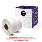 Premium Tape Address Labels - Compatible with Dymo 30252 - Black on White -  1 1/8’’ x 3 1/2’’ (28mm x 89mm) - 2 Rolls - 700 Labels (350 labels/roll)-Manufacturer: Nu-Tone Brand