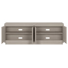 Hudson&Canal Presque TV Stand for TV's up to 75" - Alder White-Clean with a soft, dry cloth and no harsh chemicals or abrasive cleaning materials