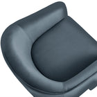Modway Greer Performance Velvet Upholstered Accent Armchair - Cadet Blue-8